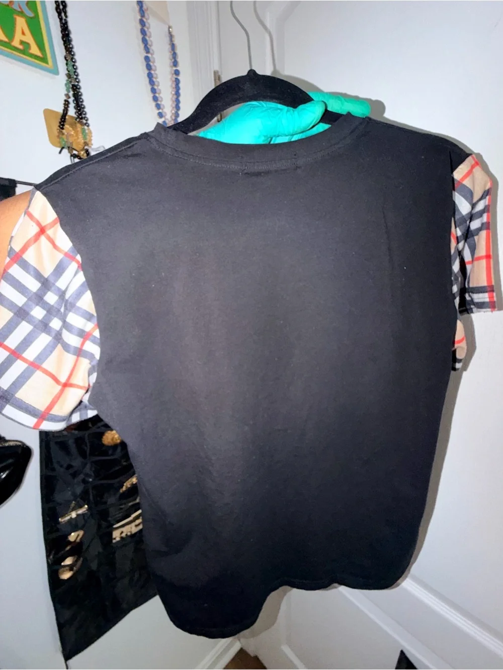 Burberry shirt no size tag pre loved